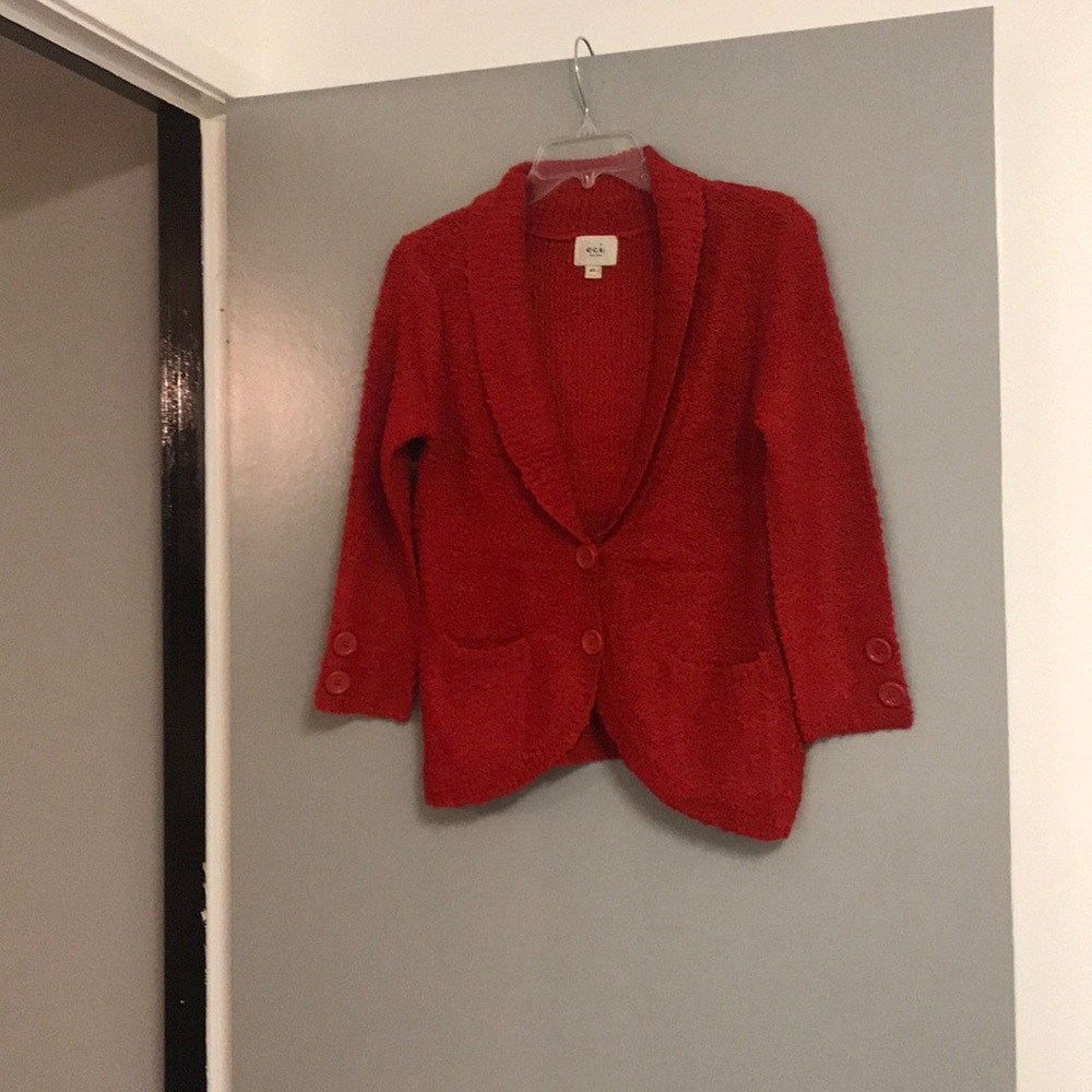 XS gently worn red cardigan 🌹
